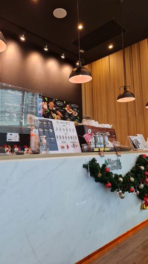 Interior at VIBE Coffee & Plant-Based Food in Bangkok