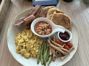   at VIBE Coffee & Plant-Based Food in Bangkok