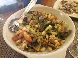 Legumes salteados at Refugio in Vila Real