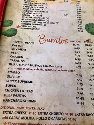  at Lolita's Mexican Restaurant in Luquillo