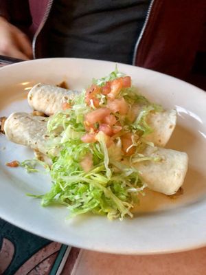 Tacos with soy meat at Lolita's Mexican Restaurant in Luquillo