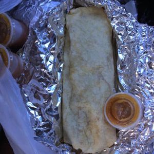 Soy meat burrito at Lolita's Mexican Restaurant in Luquillo