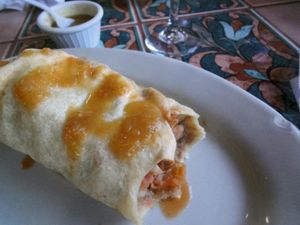Burrito at Lolita's Mexican Restaurant in Luquillo
