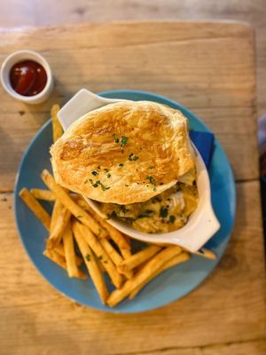 Vegan Jackfruit Pie at Daisy's  in Torquay