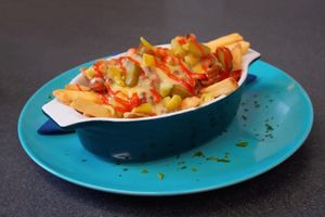 Vegan Loaded Fries at Daisy's  in Torquay