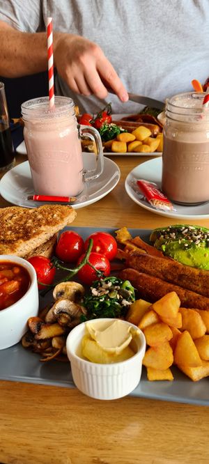 Our 'mains'! at Daisy's  in Torquay