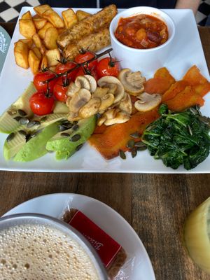 Vegan breakfast  at Daisy's  in Torquay