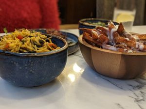 Paella is fantastic! at The Vegan Brasserie in South West London