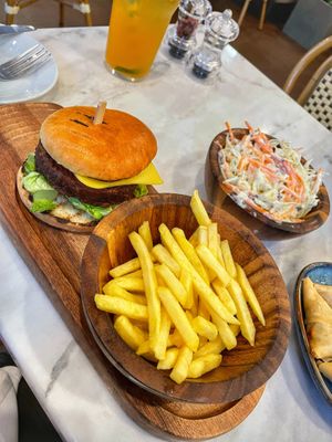   at The Vegan Brasserie in South West London