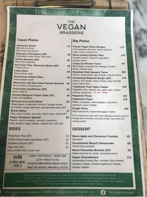   at The Vegan Brasserie in South West London