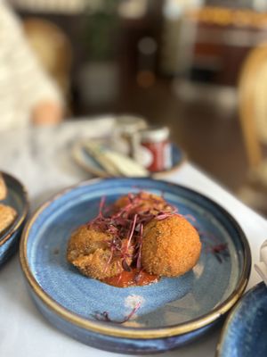Arancini  at The Vegan Brasserie in South West London