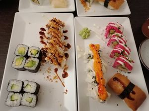 Same Sushi, different photo 😉 at Very Very Veggie Vegan Sushi in Hamburg