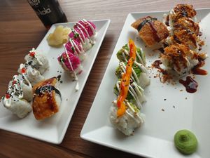 I think this was the classic menue but not sure anymore :D at Very Very Veggie Vegan Sushi in Hamburg