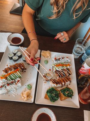 Deluxe menu at Very Very Veggie Vegan Sushi in Hamburg