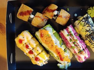 Grand Vegan Menü 2 at Very Very Veggie Vegan Sushi in Hamburg