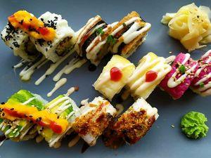 Vegan Combi Menu at Very Very Veggie Vegan Sushi in Hamburg