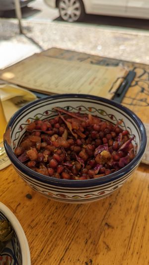 Pomegranate salad at Aleppo Supper Club in Berlin