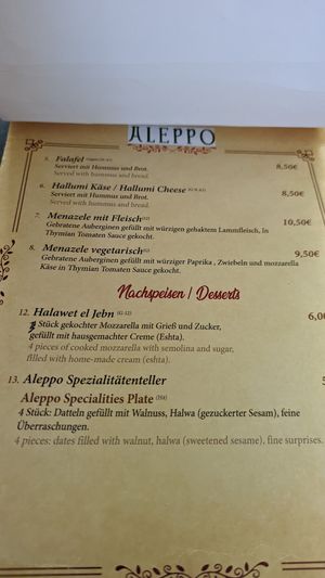  at Aleppo Supper Club in Berlin