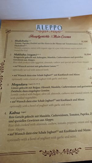  at Aleppo Supper Club in Berlin