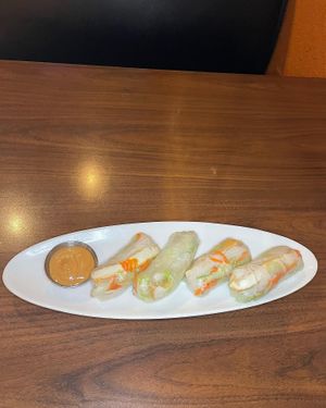 Tofu Spring Rolls #Veganuary at Charm Thai Kitchen & Sushi Bar in Mobile