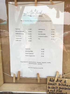  at Be Kind The Vegan Coffee Caravan in Hayle