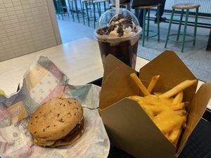   at V Burger in Calgary