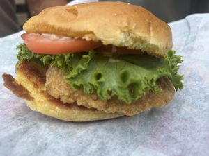   at V Burger in Calgary