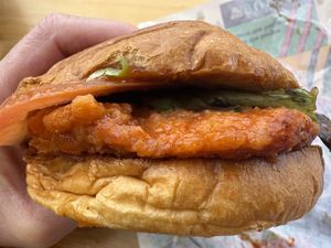   at V Burger in Calgary