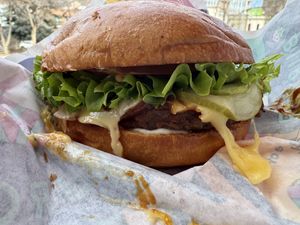   at V Burger in Calgary