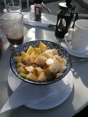 Vegan granola at Let Them Eat Cake in Paphos