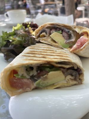 Vegan Breakfast Burrito   at Let Them Eat Cake in Paphos