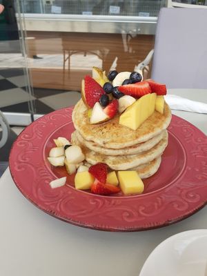 Vegan Pancakes at Let Them Eat Cake in Paphos