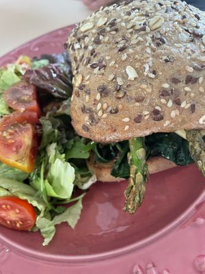 Vegan avocado toast   at Let Them Eat Cake in Paphos