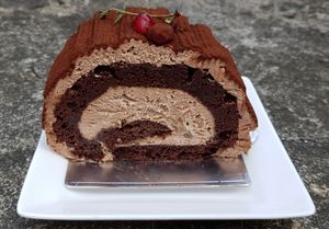 Hazelnut chocolate cake at Cafe Turtle 카페 거북이 in Seoul