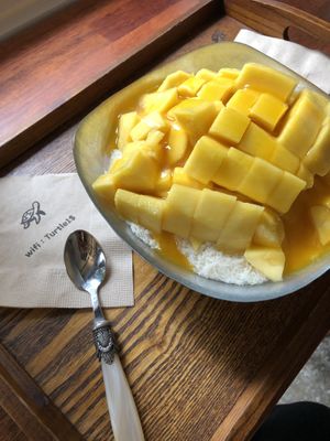 Mango bingu at Cafe Turtle 카페 거북이 in Seoul