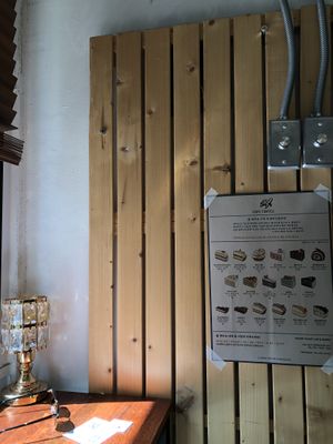 Cake menu at Cafe Turtle 카페 거북이 in Seoul