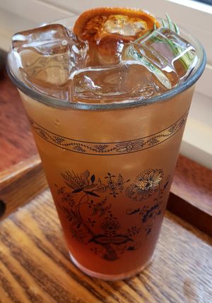 Peach Cinnamon Ice Tea at Cafe Turtle 카페 거북이 in Seoul