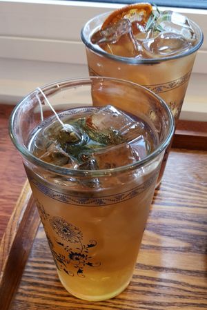 Mint Tea (iced) at Cafe Turtle 카페 거북이 in Seoul