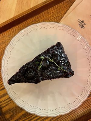 Blueberry cheesecake   at Cafe Turtle 카페 거북이 in Seoul