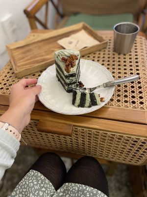 Sesame mugwort   at Cafe Turtle 카페 거북이 in Seoul