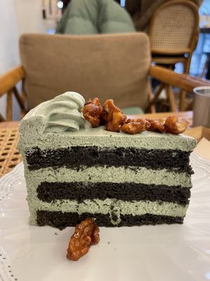 Sesame mugwort   at Cafe Turtle 카페 거북이 in Seoul