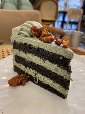 Sesame mugwort   at Cafe Turtle 카페 거북이 in Seoul