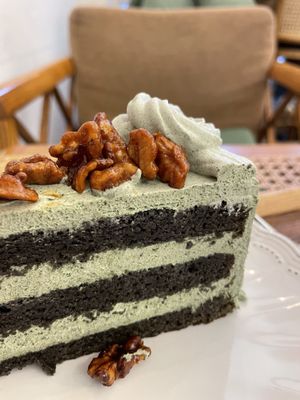 Sesame mugwort   at Cafe Turtle 카페 거북이 in Seoul