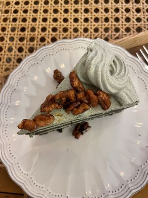 Sesame mugwort   at Cafe Turtle 카페 거북이 in Seoul