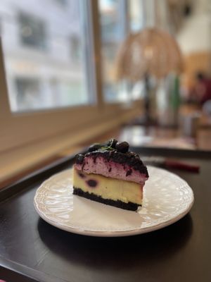Blueberry cheesecake   at Cafe Turtle 카페 거북이 in Seoul