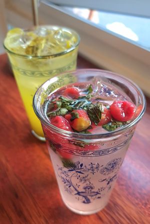 Tomato basil ade at Cafe Turtle 카페 거북이 in Seoul