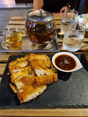 Taro wrapped in tofu at Su Guan in Florence