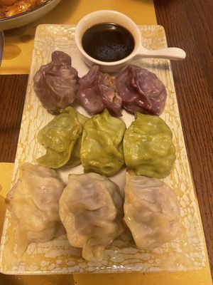 Dumplings (I liked the green ones)  #Veganuary at Su Guan in Florence