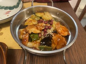 Hot pot (you can have it with small portion of rice, I liked it  the way it was served) #Veganuary at Su Guan in Florence