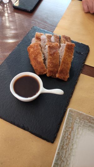 Fried taro at Su Guan in Florence
